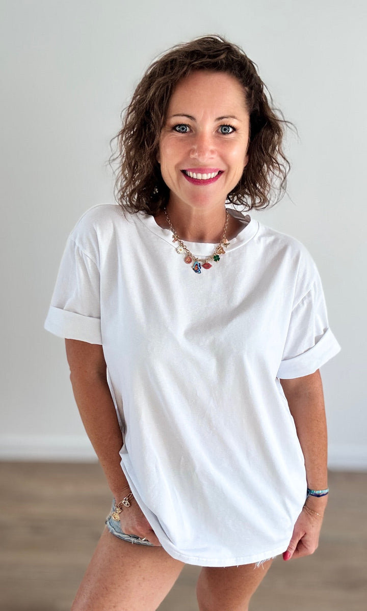 T-shirt oversize blanc Tee-Shirt et Tops Miss Guapa