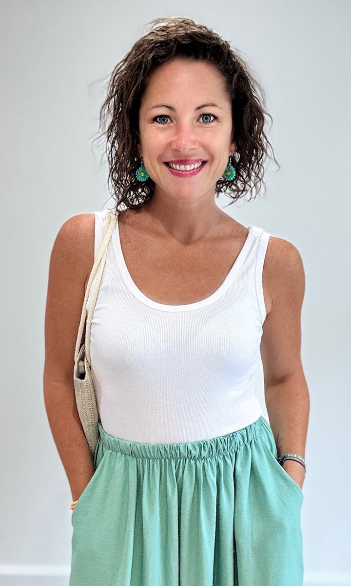 Débardeur blanc Tee-Shirt et Tops Miss Guapa