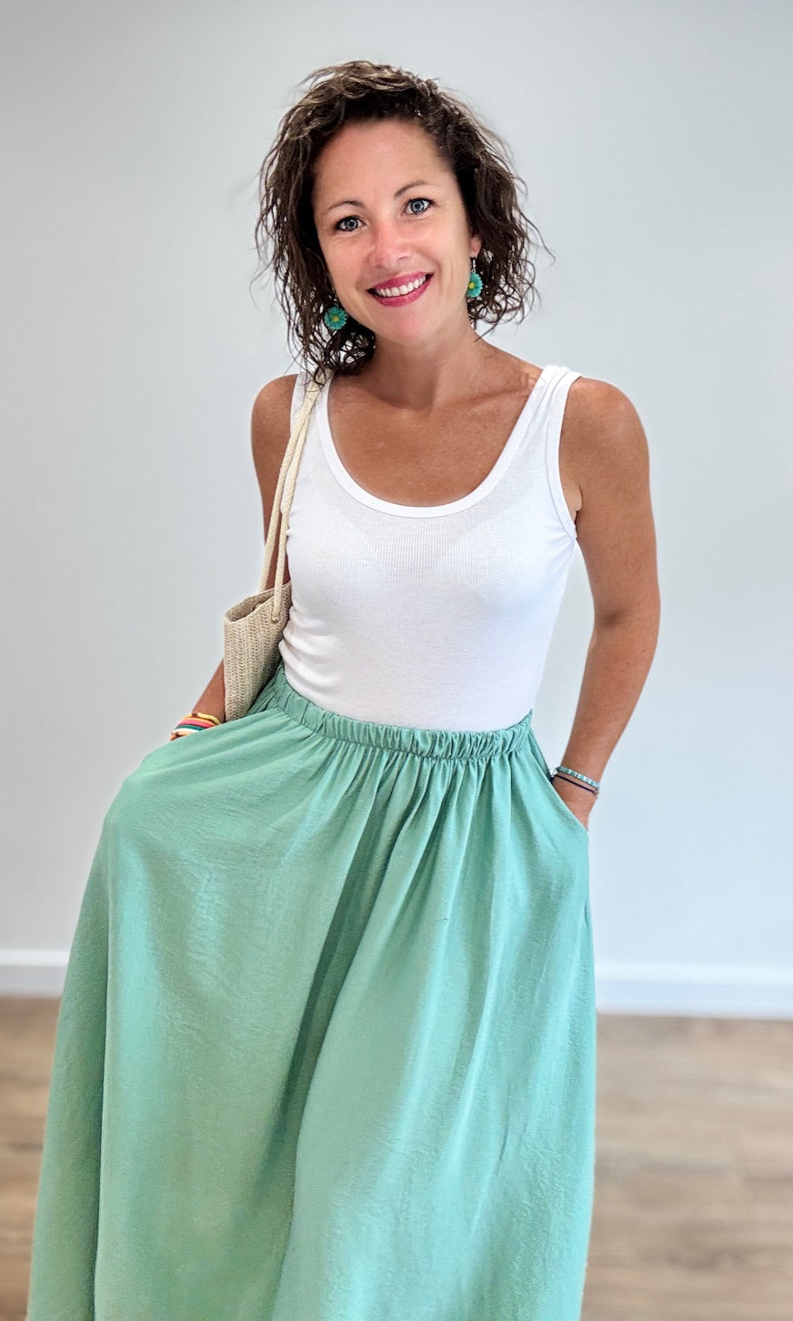 Débardeur blanc Tee-Shirt et Tops Miss Guapa