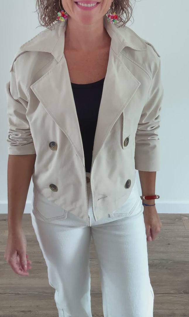 Trench court Beige
