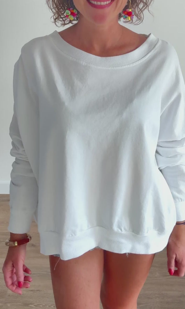 Sweat Court Blanc