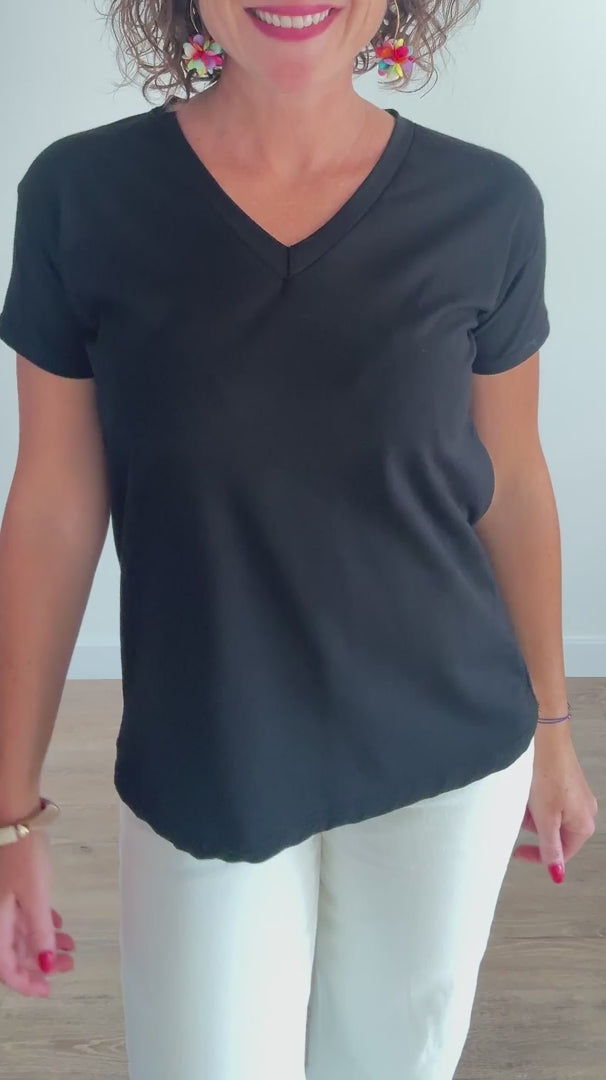 Tee-shirt basique Noir