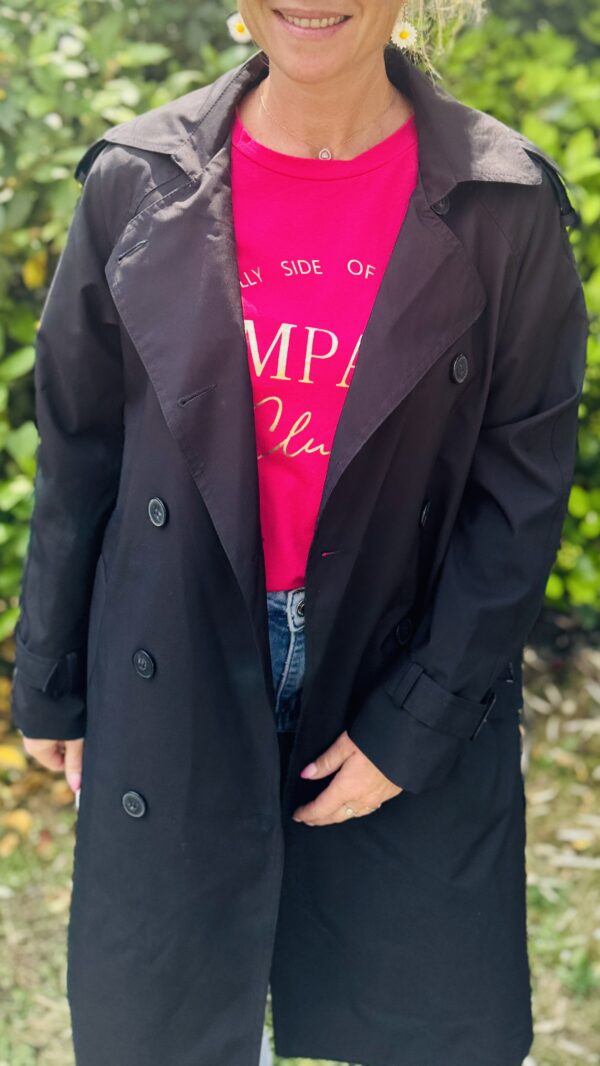 Trench coat long RAFAELA - Noir
