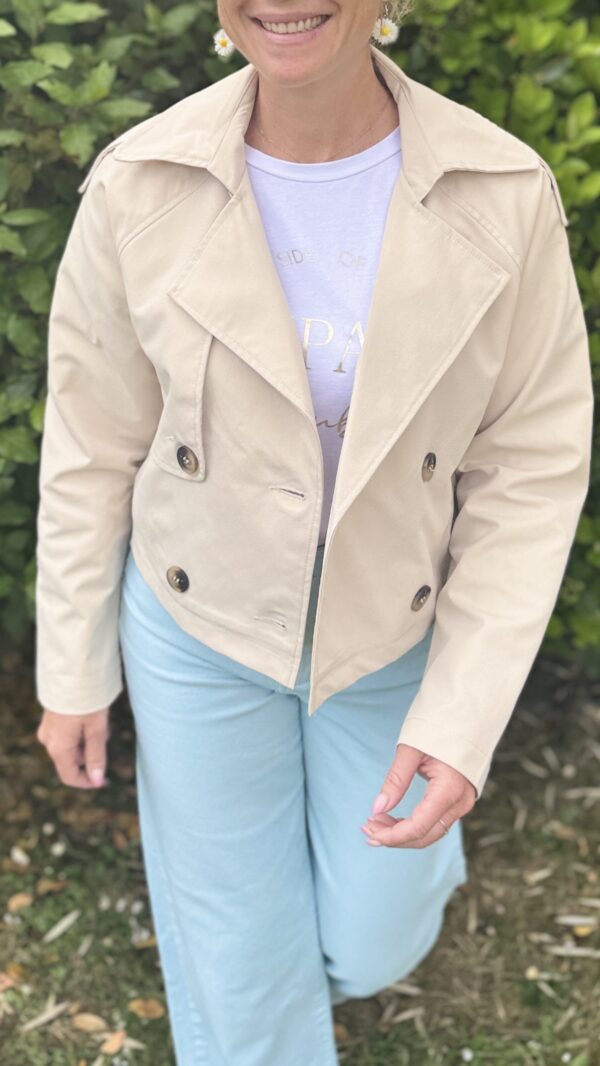 Trench coat court PAULINA - Beige