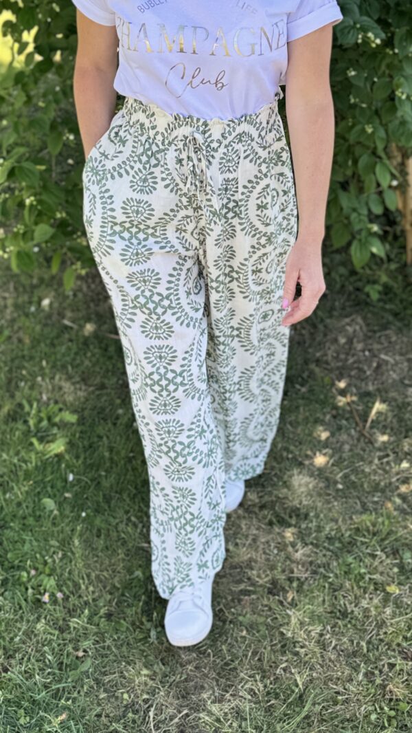Pantalon fluide MARGOT - Vert